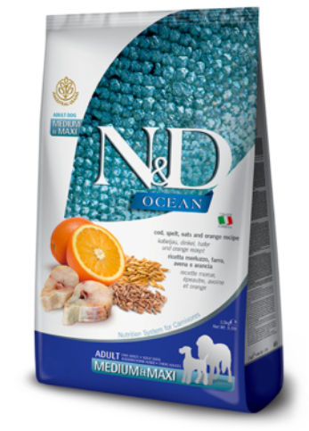 FARMINA ND Dog Ancestral Grain Ocean Cod MED-MAXI