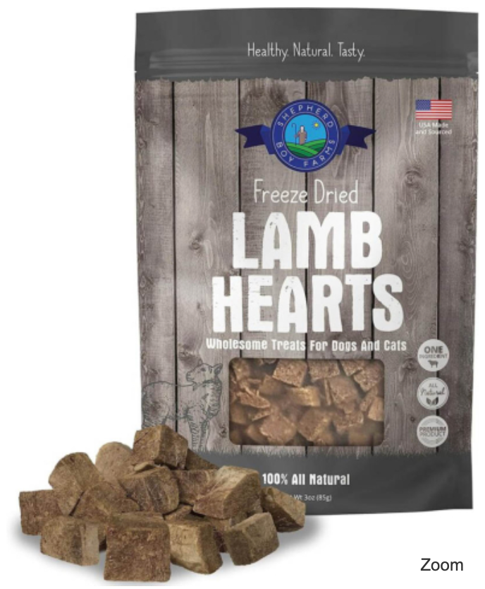 SHEPHERD BOY FARMS Freeze Dried Lamb Hearts