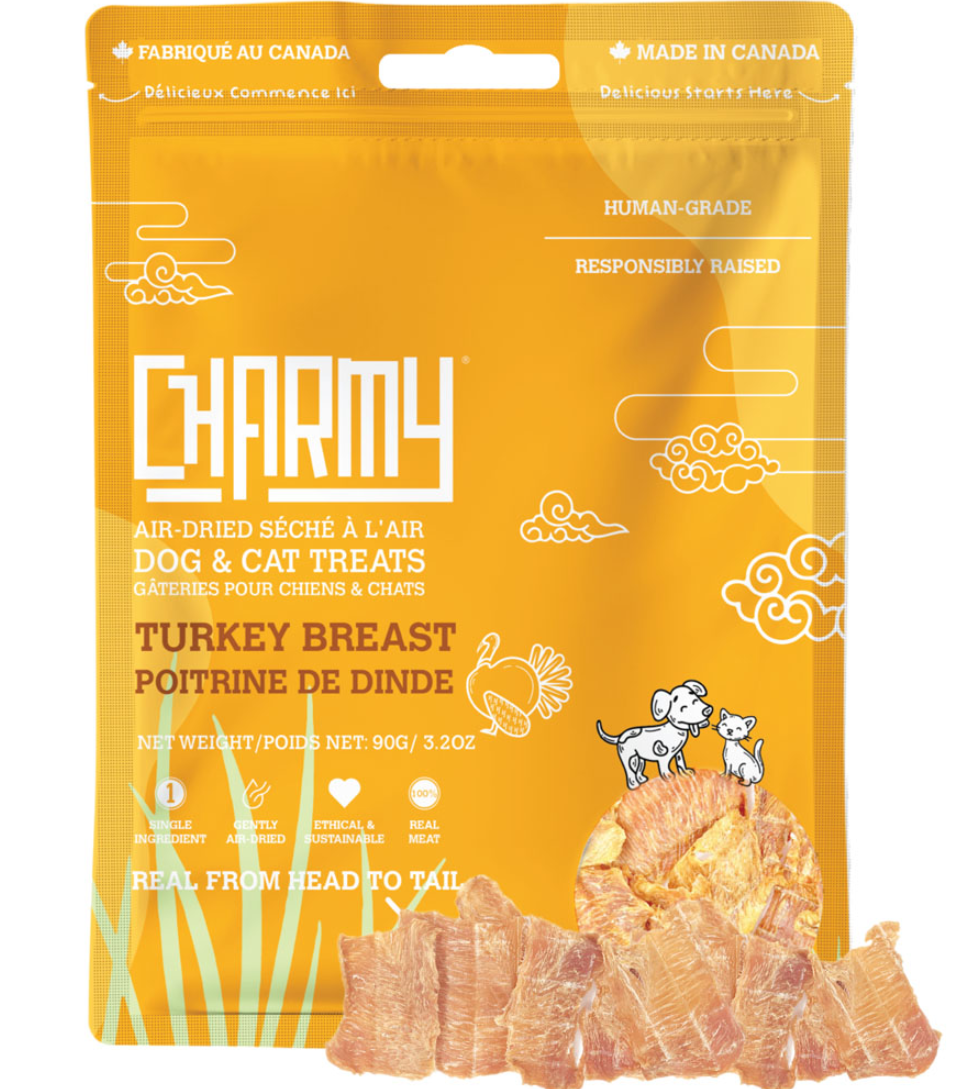 CHARMY PET Dog & Cat Treat Turkey Breast