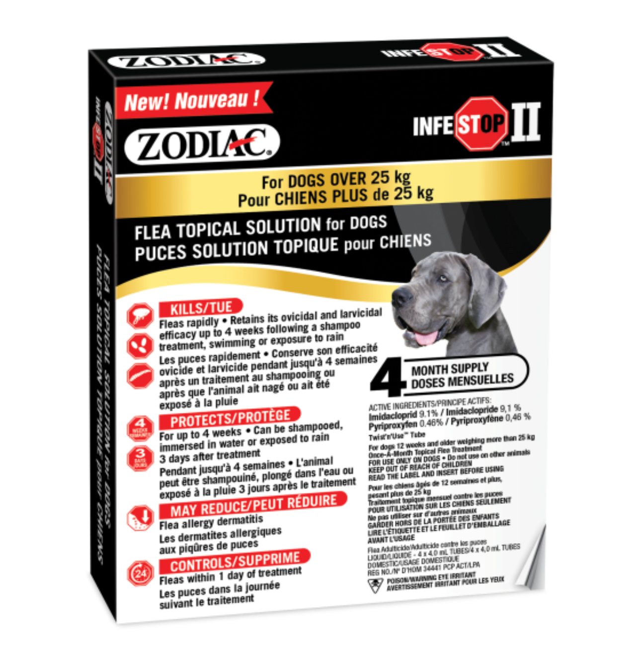 Zodiac Infestop Dogs over 25 kg*