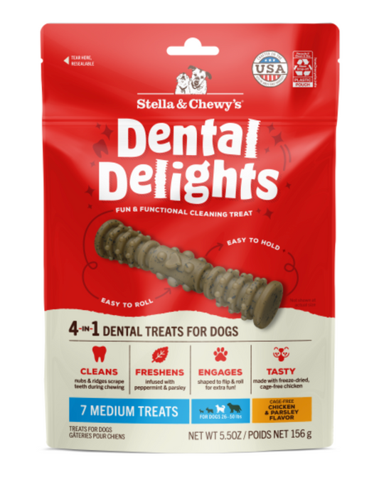 Stella&Chewys Dog Dental Delights Medium 5.5oz