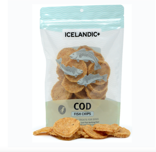 Icelandic+ Dog Cod Fish Chips Treat 2.5 oz