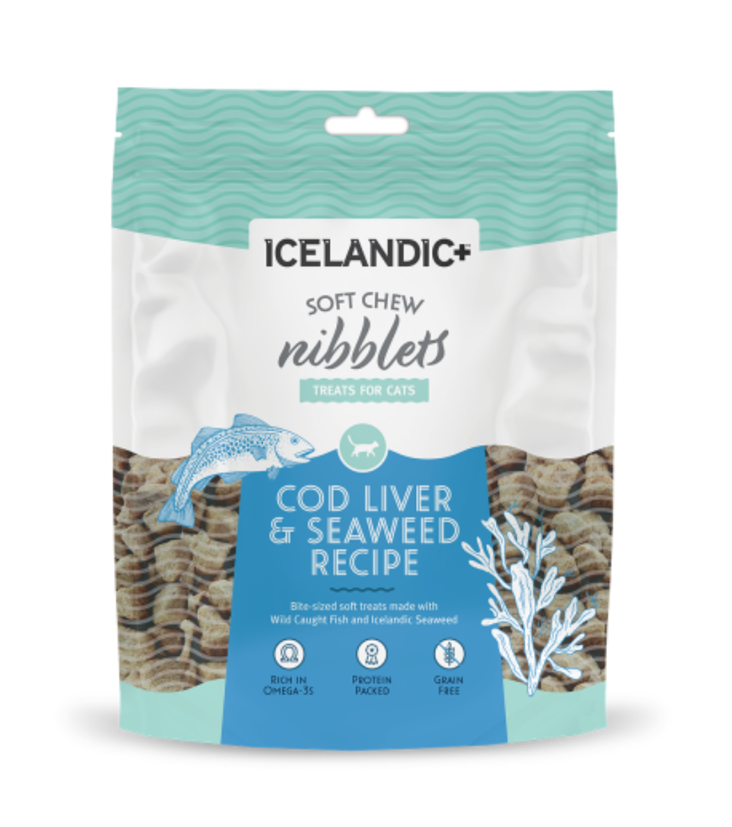 Icelandic+ Cat Nibblets Cod Liver & Seaweed 2.25 oz