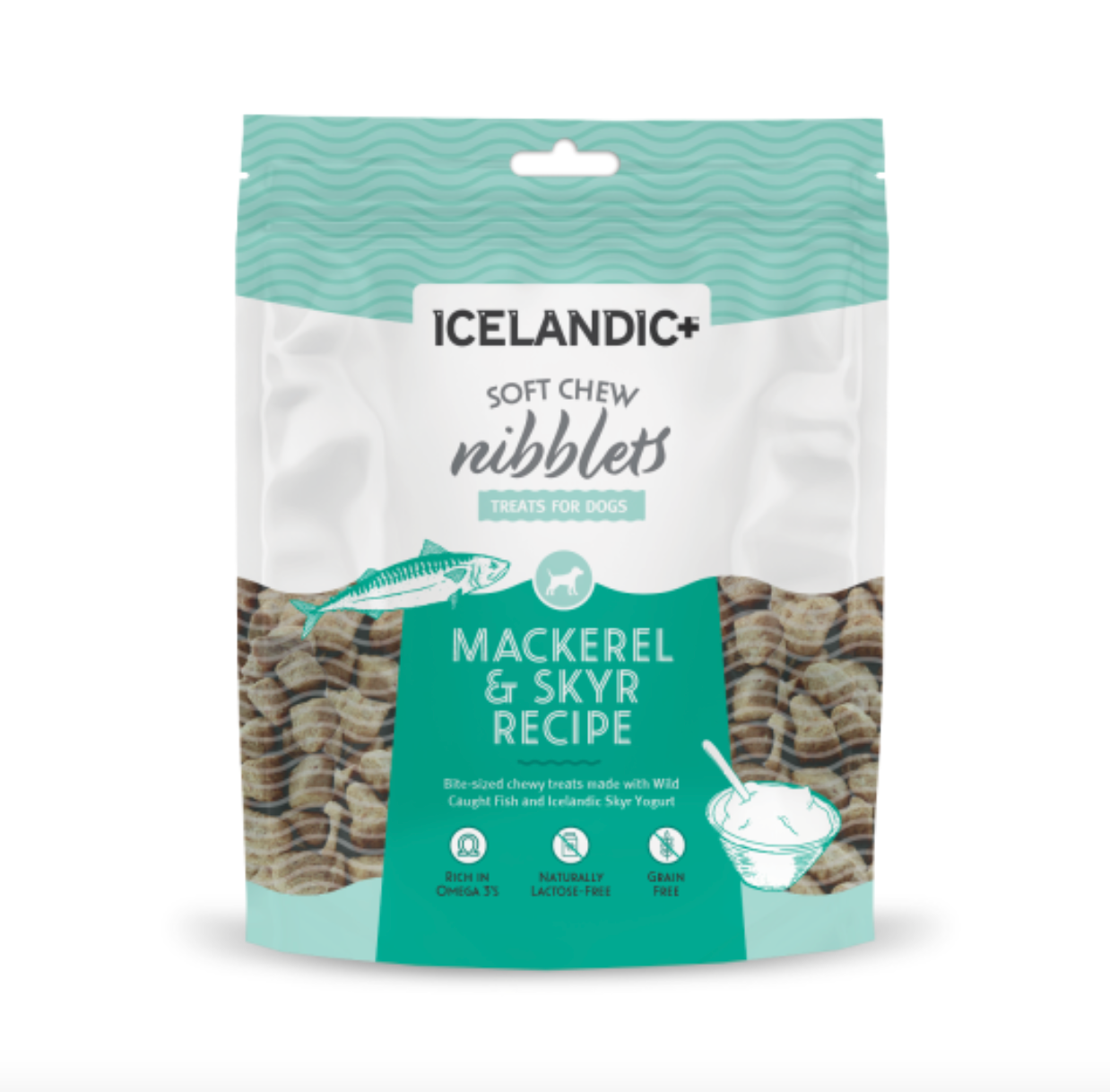 Icelandic+ Dog Nibblets Mackerel & Skyr 2.25 oz