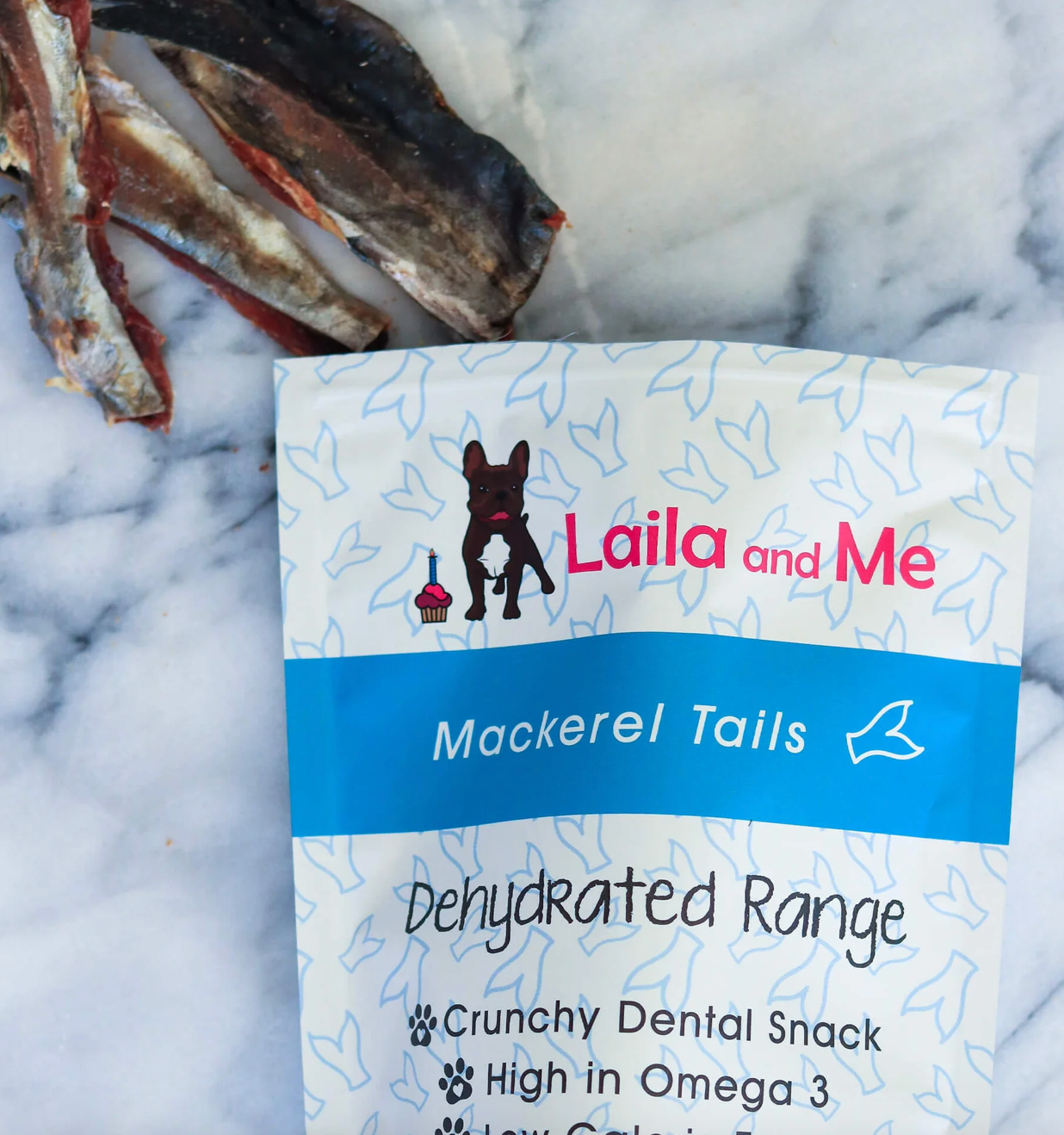 Laila and me Mackerel Tails - Regular (80g)