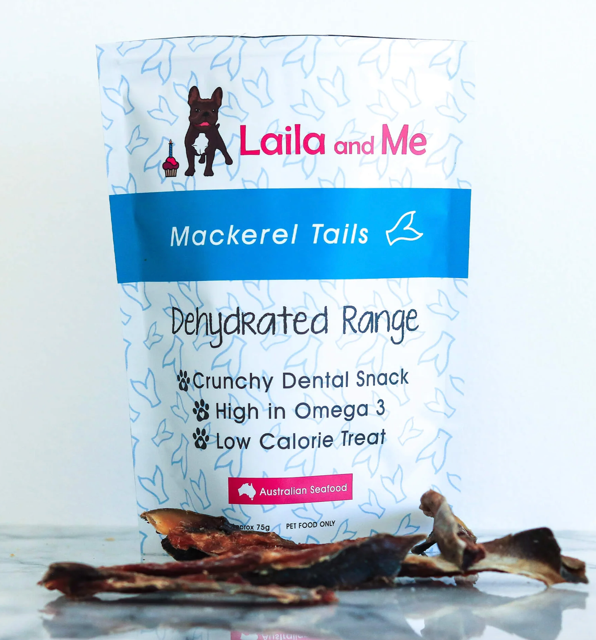 Laila and me Mackerel Tails - Regular (80g)