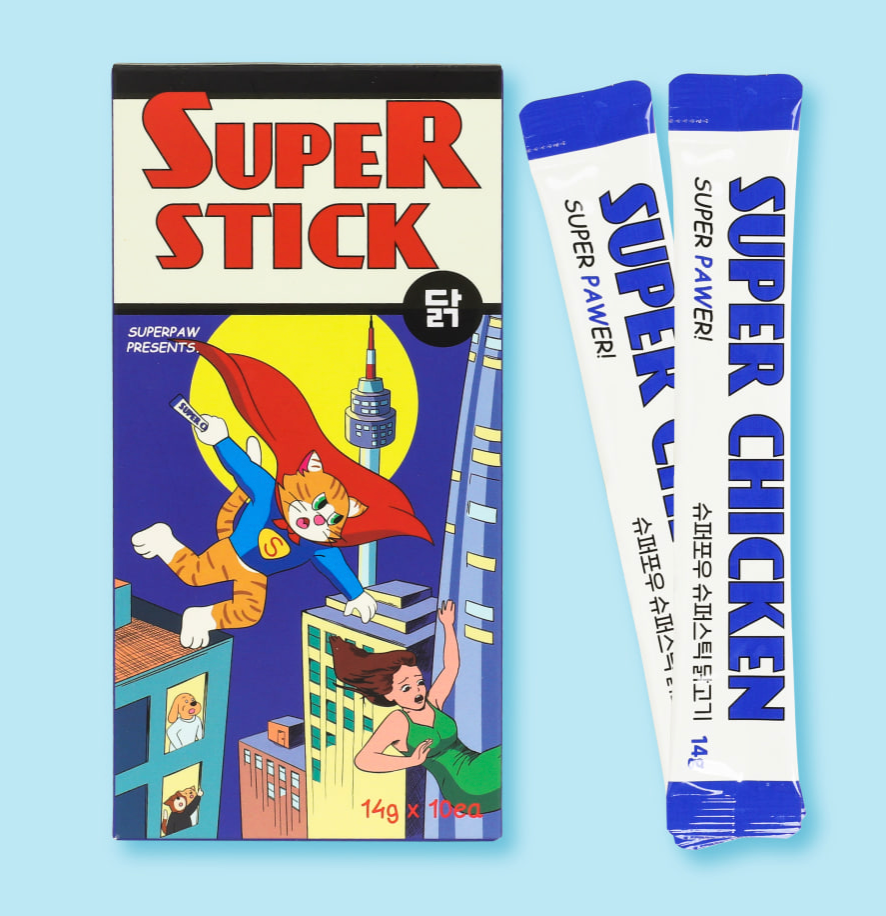 Super Paw Super Stick Chicken Cat Snack Dog Snack