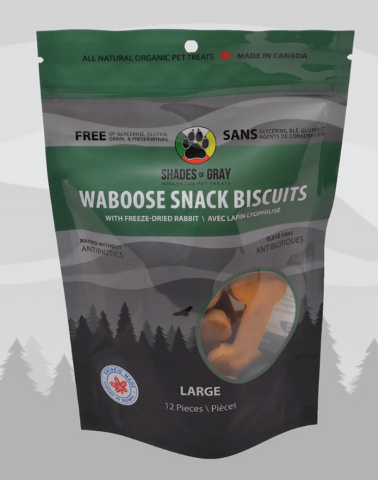 Shades of Grey Waboose Snack Biscuits with Freeze Dried Rabbit