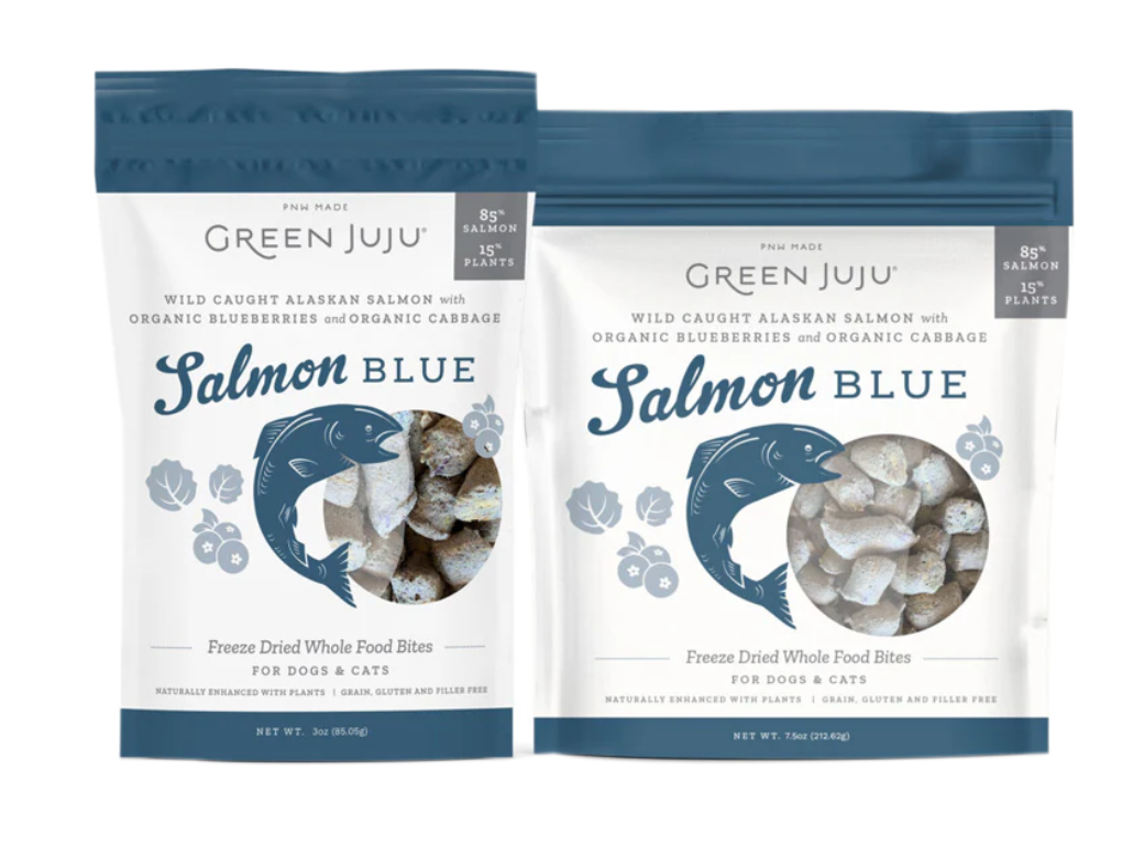 Green Juju - Salmon Blue Freeze Dried Whole Food Bites