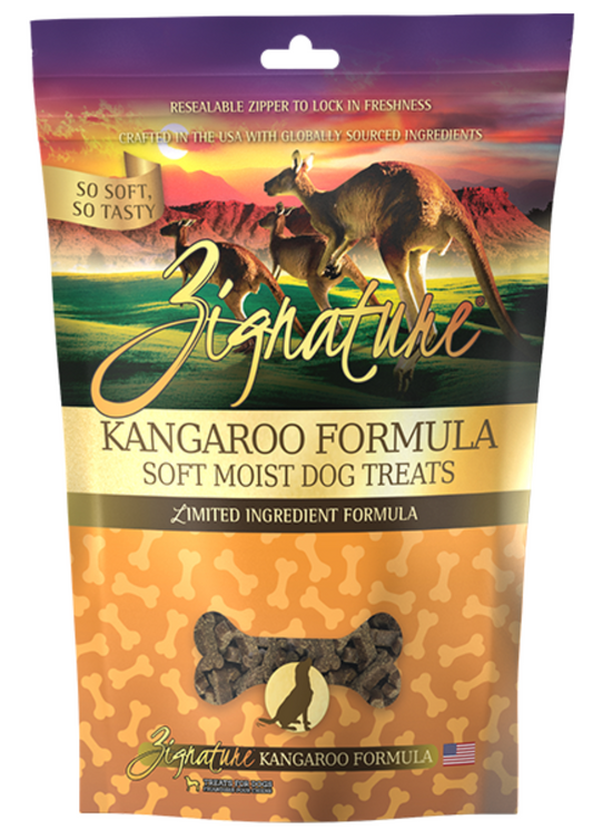 Zignature Dog Soft Moist Treats Kangaroo 113g