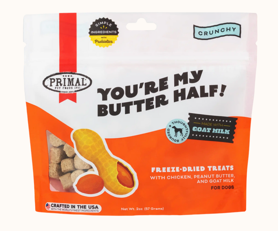 Primal - You're My Butter Half - Chicken & Peanut Butter with Goat Milk