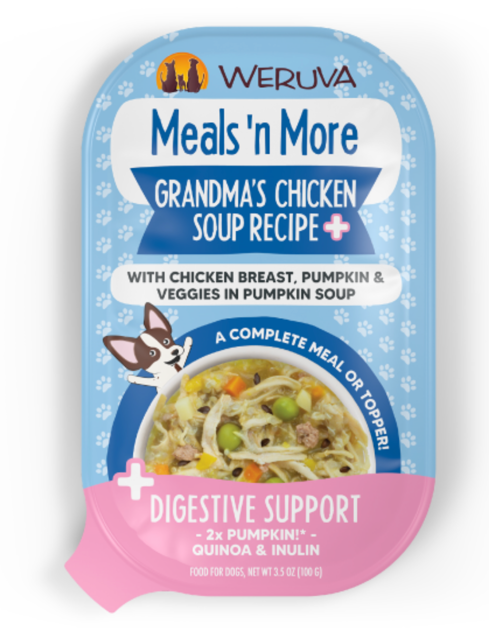 Weruva Dog Meals'nMore Grandma's Chicken Soup 3.5oz Cups