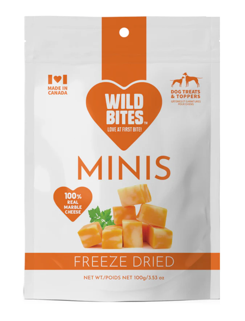 WildBites FREEZE DRIED MARBLE CHEESE MINIS