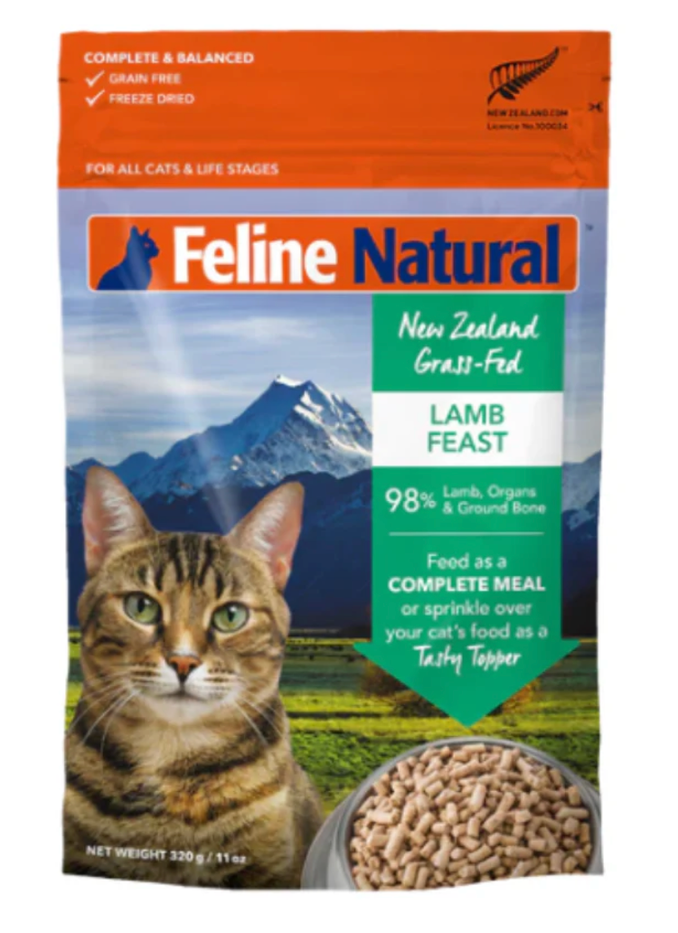 Feline Natural - Lamb Feast Freeze Dried- 320g