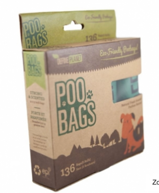 DEFINE Planet POO BAGS Refills 8 PK (136 bags)