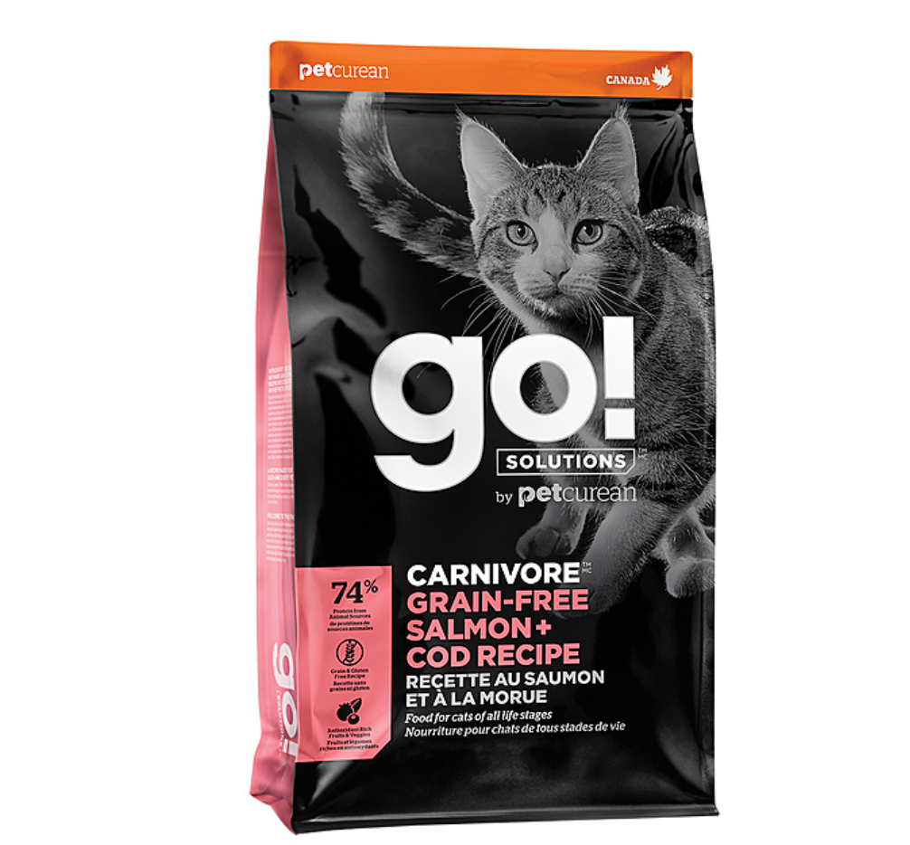 GO! GF Carnivore Salmon & Cod 3LB | Cat