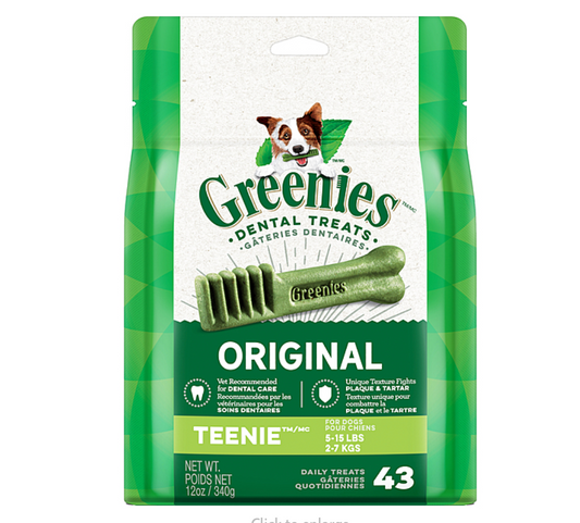 Greenies Original Teenie 43CT | 12OZ