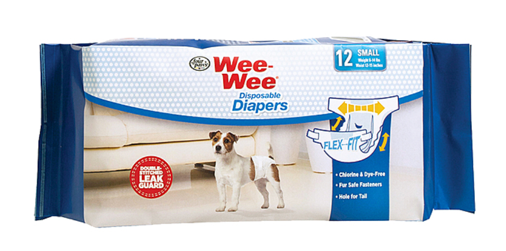 FOUR PAWS | Wee-Wee Disposable Diapers Small 12PK