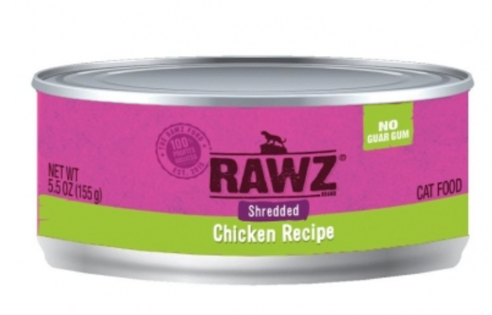 RAWZ Cat Shredded Chicken 24/5.5oz