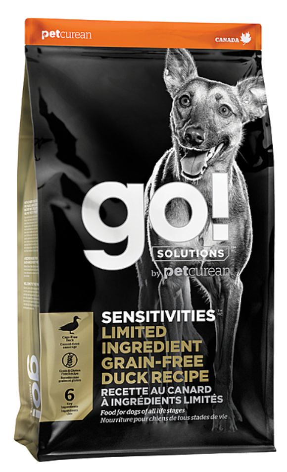 PETCUREAN | GO! Sensitivities LID GF Duck 22LB