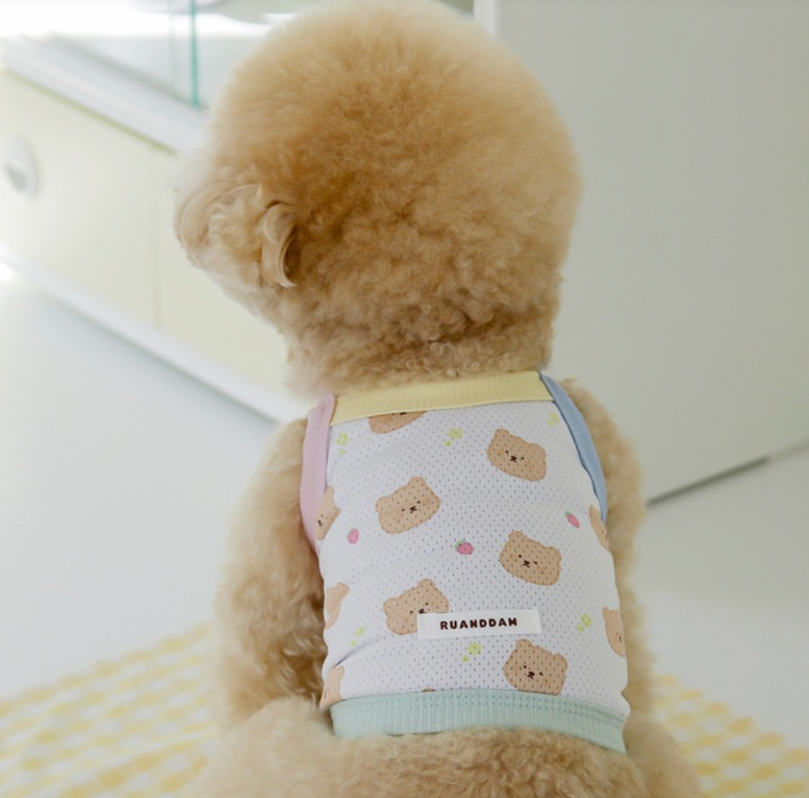 RUANDDAM Bebit Cool Crop Top - Teddy Bear