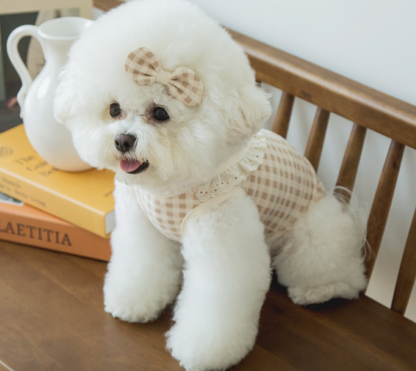 RUANDDAM Cozy check sleeveless