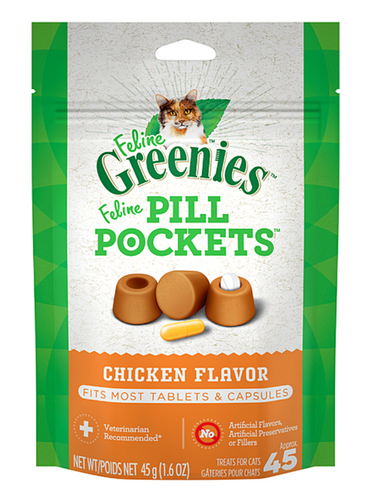 Greenies Pill Pockets Chicken 1.6OZ | Cat