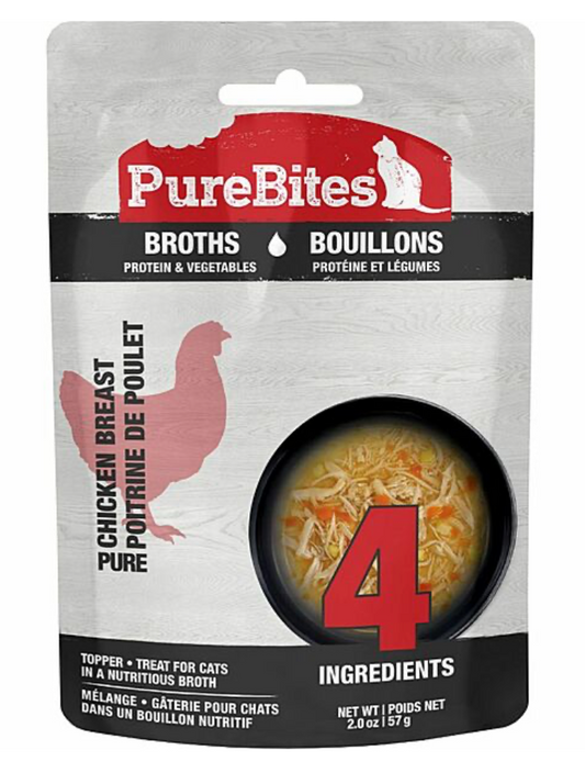 PureBites Broths - Chicken 18/57GM | Cat