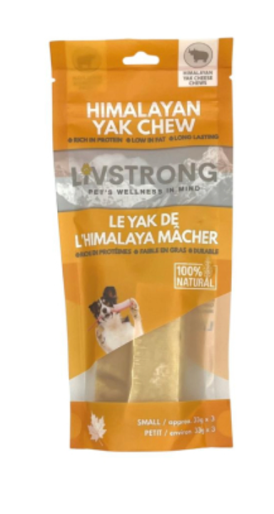 LIVSTRONG Himalayan Yak Cheese 3 x Small 99g