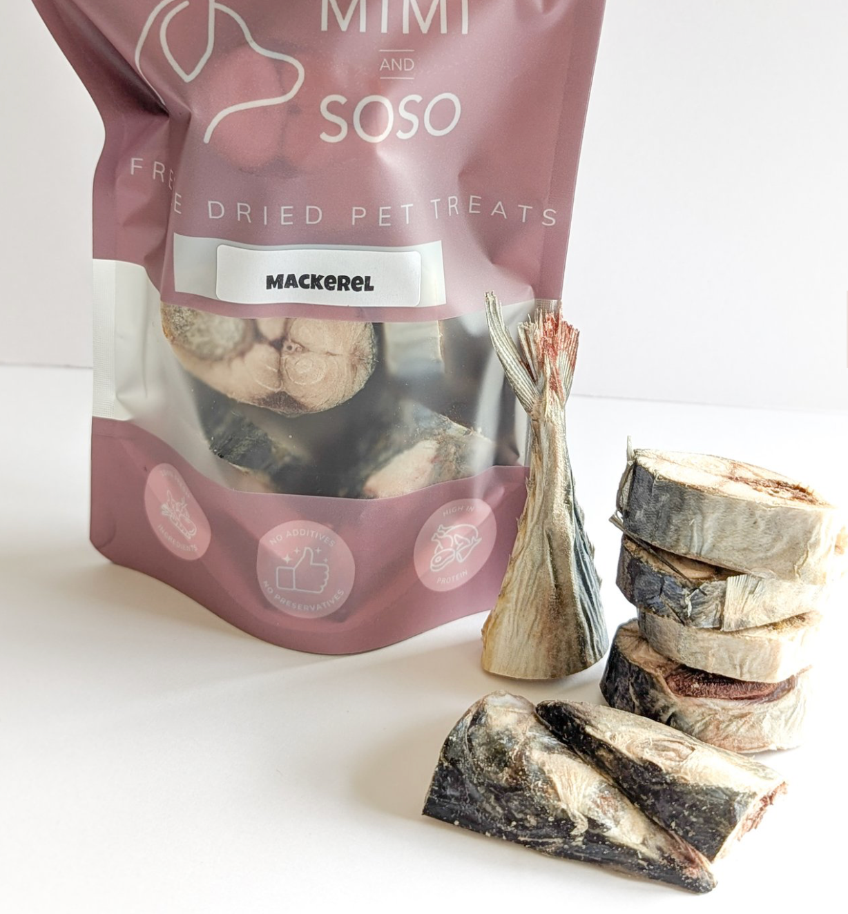 MIMI and SOSO FREEZE DRIED SLICED MACKEREL