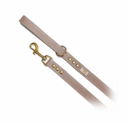 Buddy Belts All Leather Leashes - Limited Latte