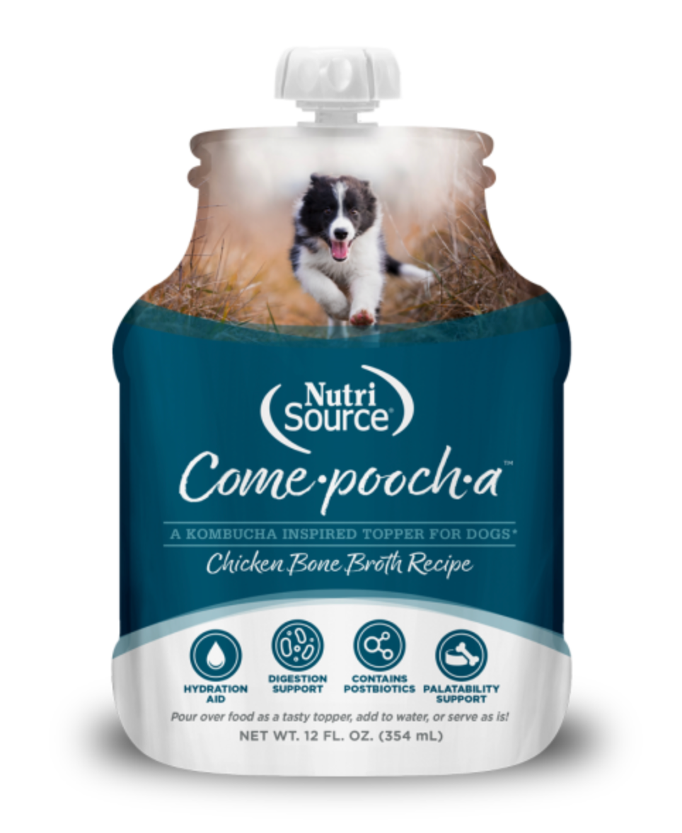 NutriSource Dog Come-Pooch-A Chicken Bone Broth 12 oz