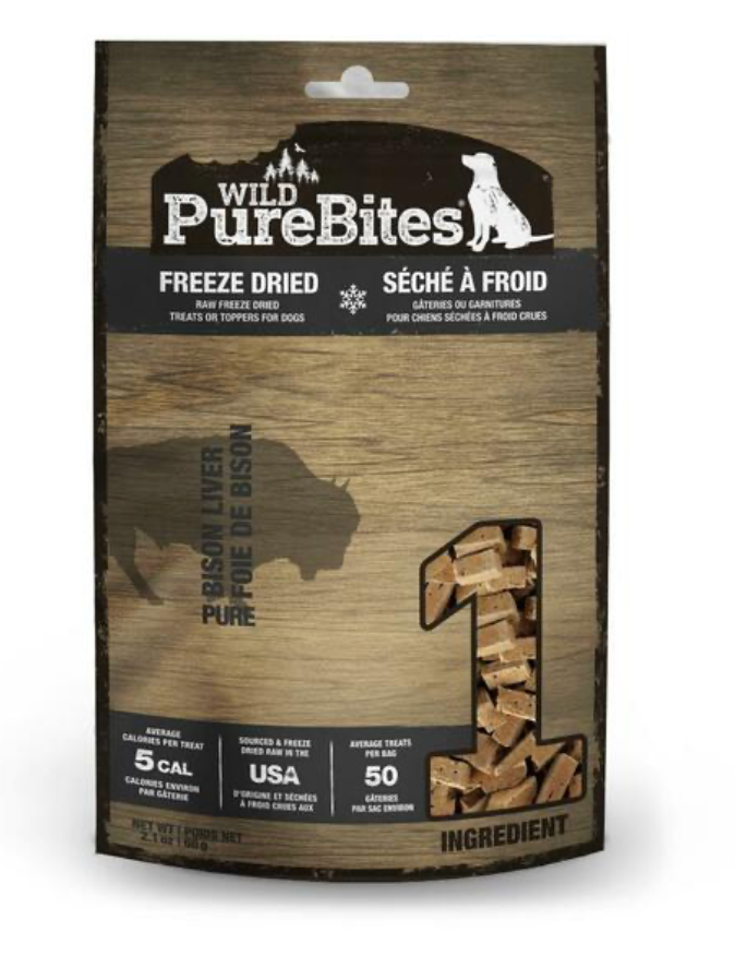 WildBites Wild Bison Liver 60GM | Mid