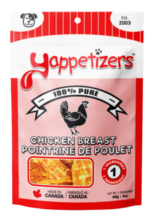 Yappetizers Chicken Dog Treats