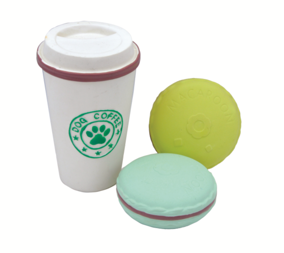 Li'l Pals Latex Toy Set Coffee Cup & Two Cookies