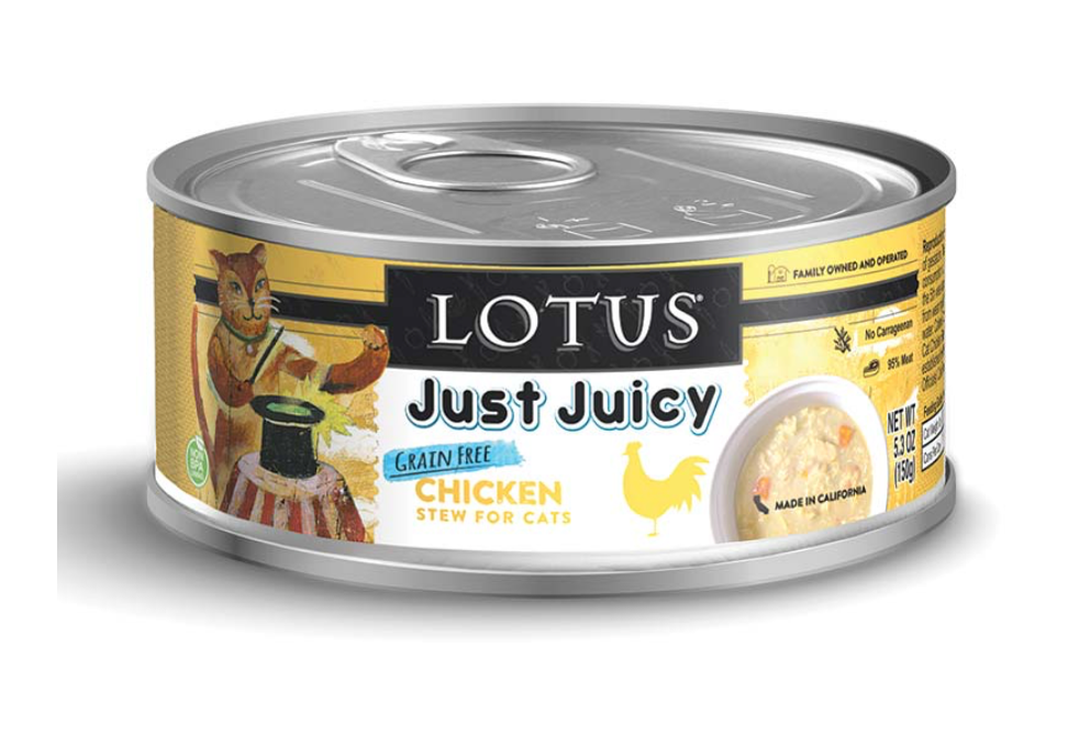 Lotus just juicy cans for cats