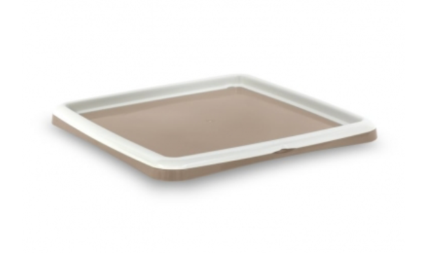 BERGAMO Puppy Pad Tray 22"x22" Taupe