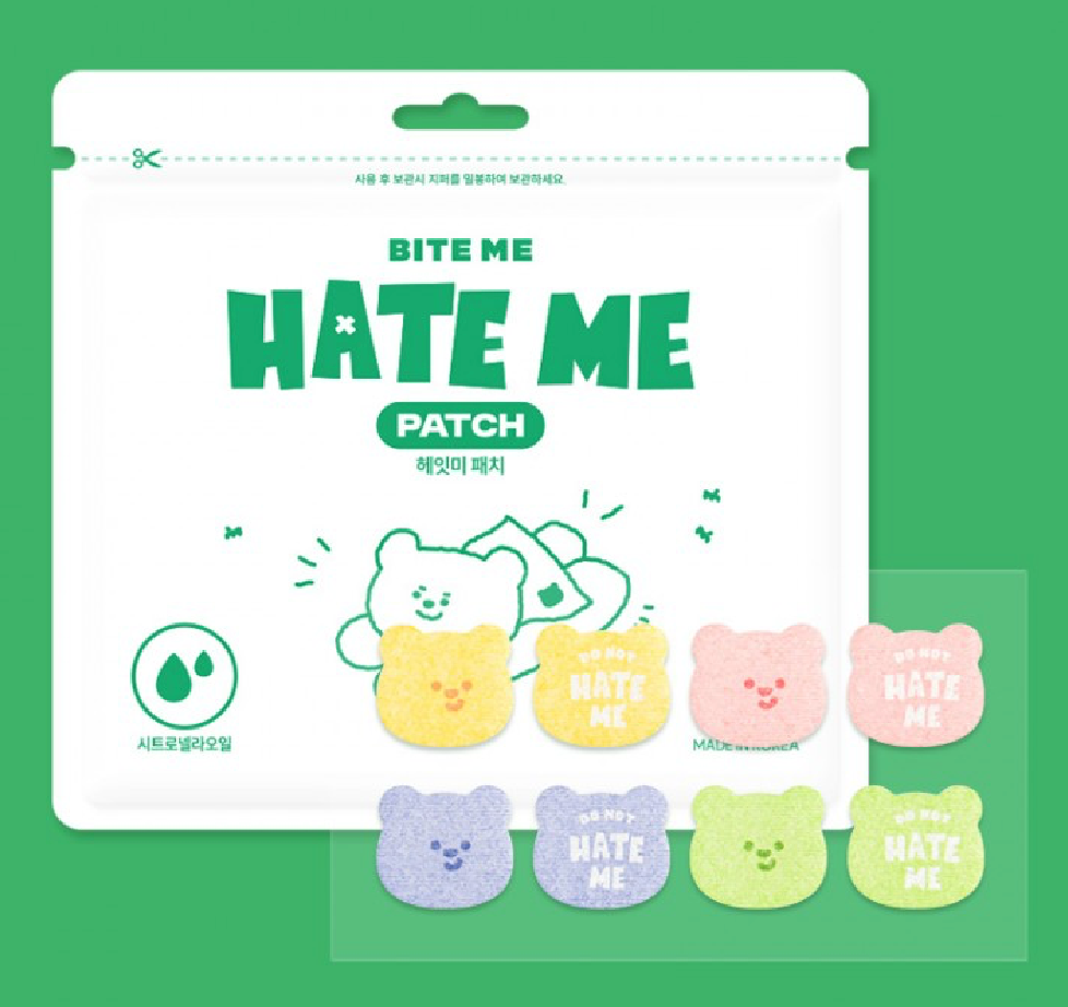 Bite me walking bug repellent stickers