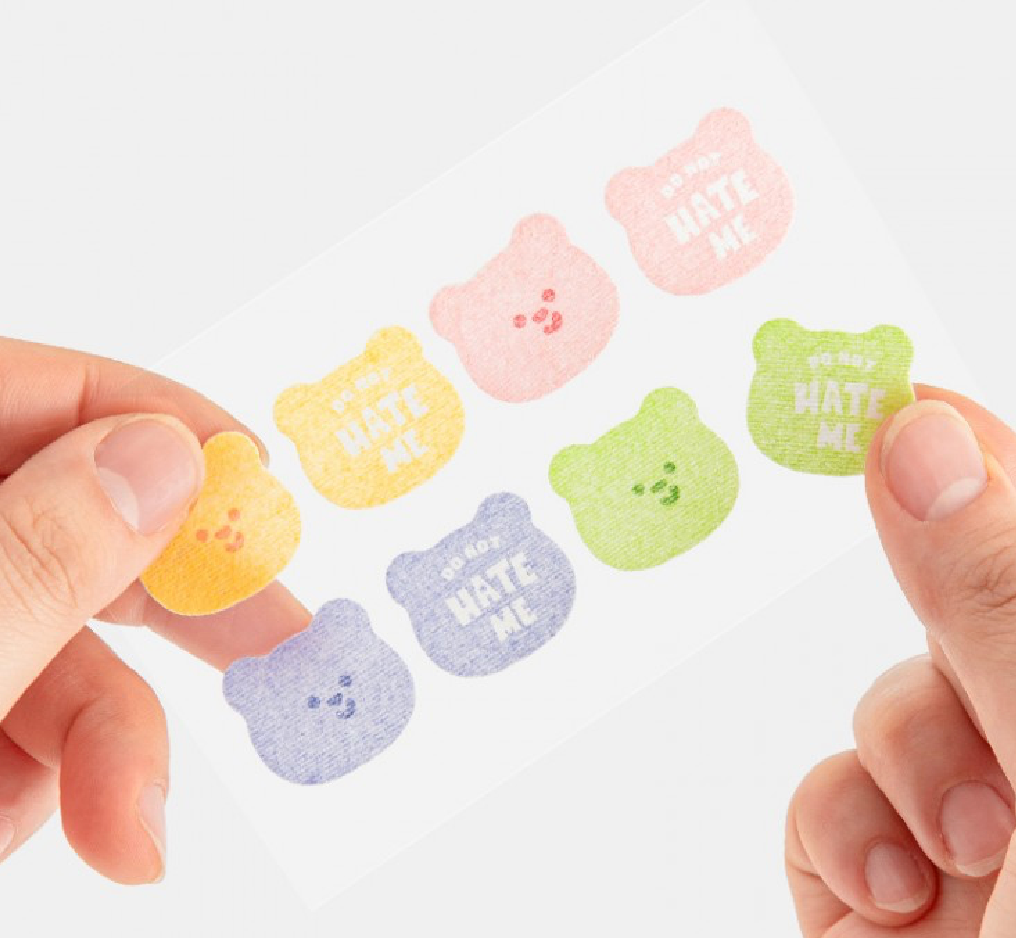 Bite me walking bug repellent stickers