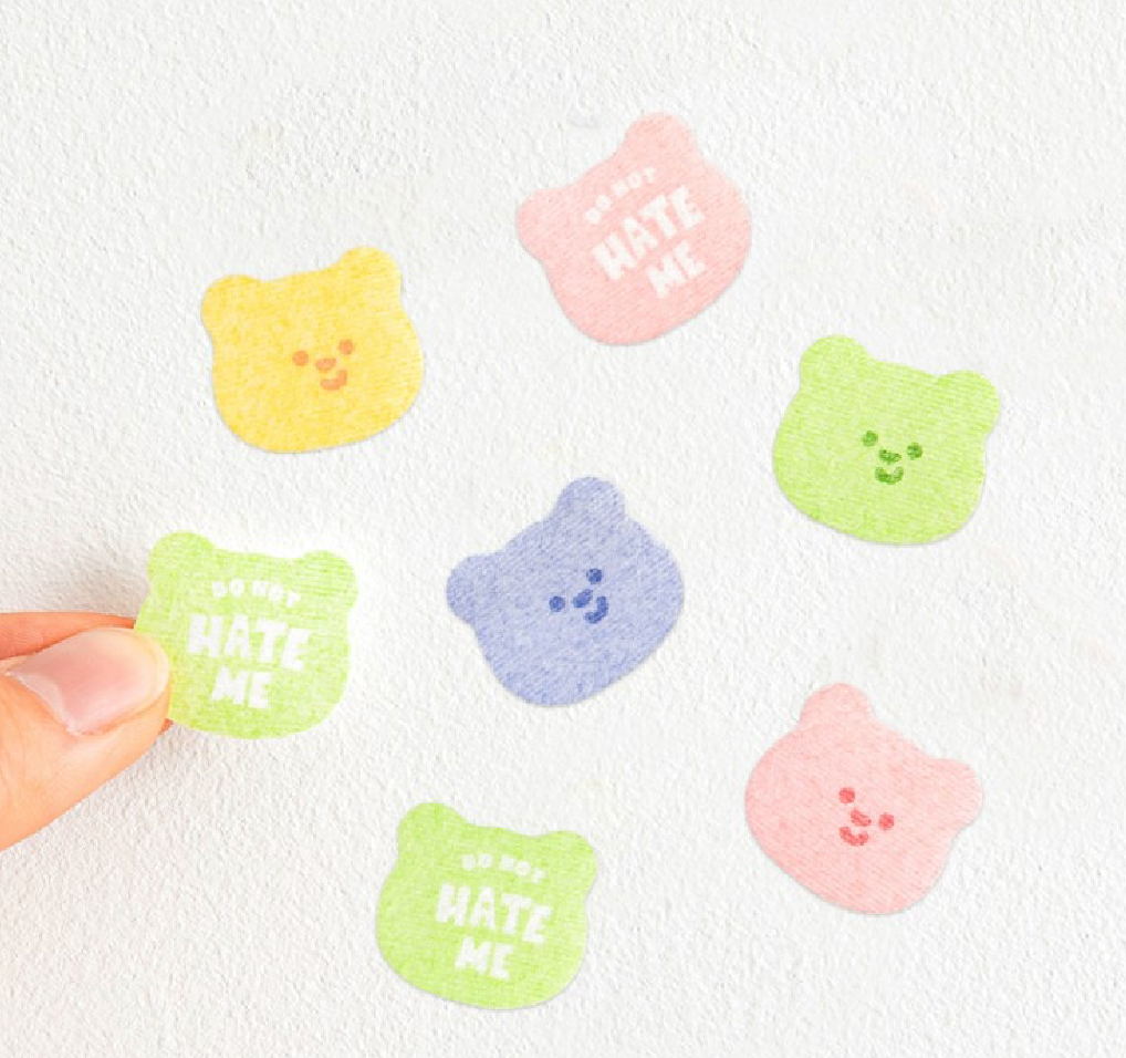 Bite me walking bug repellent stickers