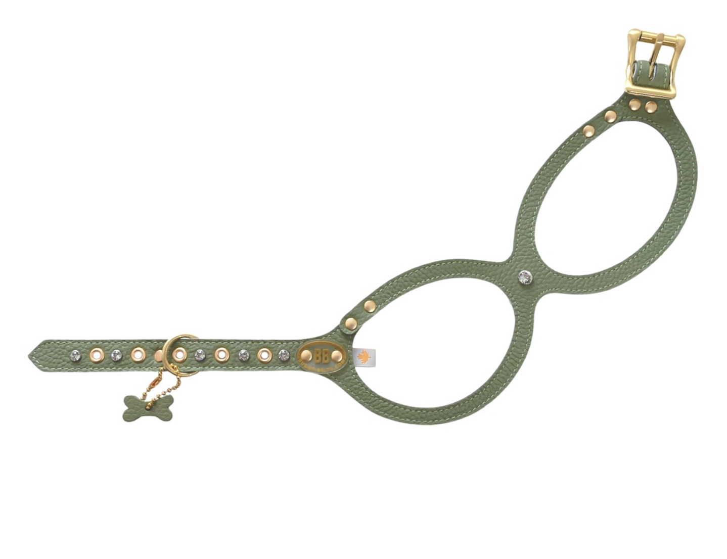 Buddy Belts Harness - Limited Sage with crystals