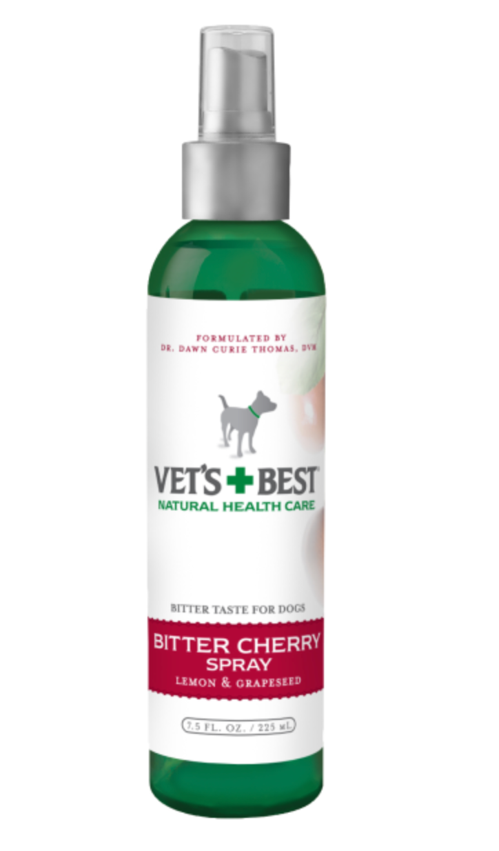 Vet's Best Dog Bitter Cherry Chew Deterrent Spray 7.5 oz