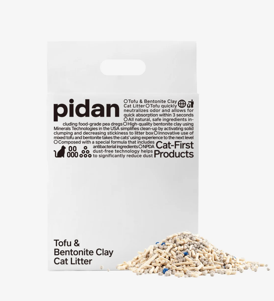 Pidan Tofu Mix Cat Litter (Whole Box/4 Packs)