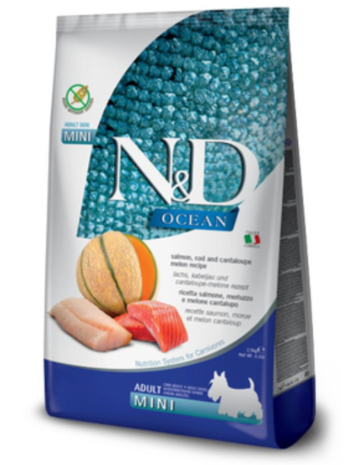 FARMINA Ocean Dog Salmon, COD Cantalou AD MINI