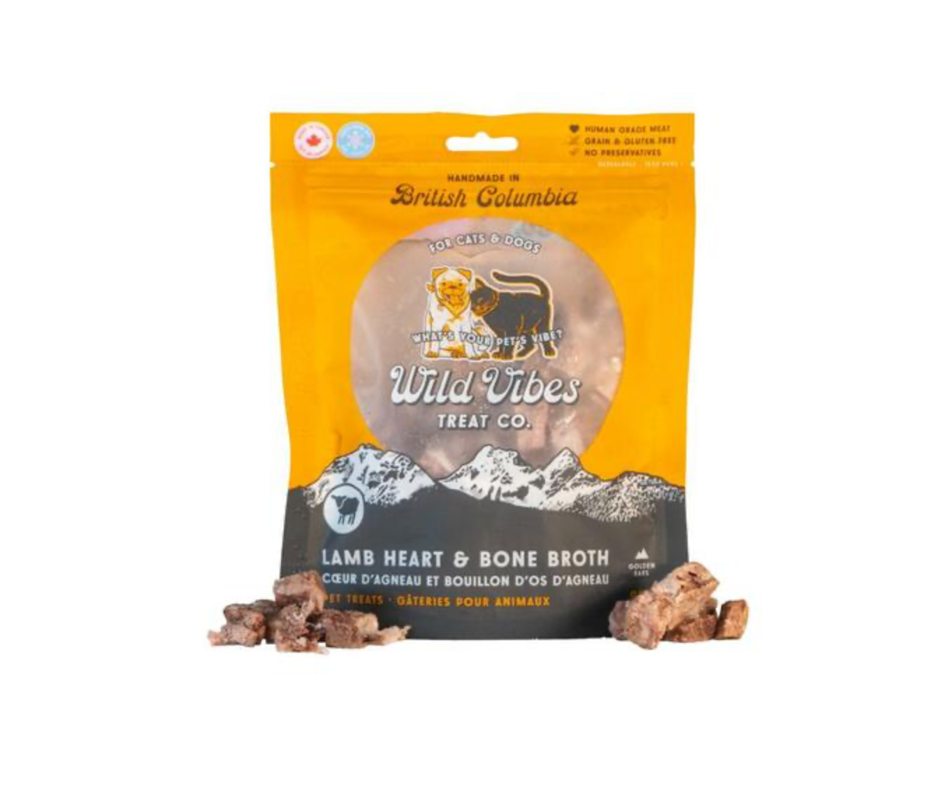 Wild Vibes Lamb Heart and Bone Broth 80GM (12)