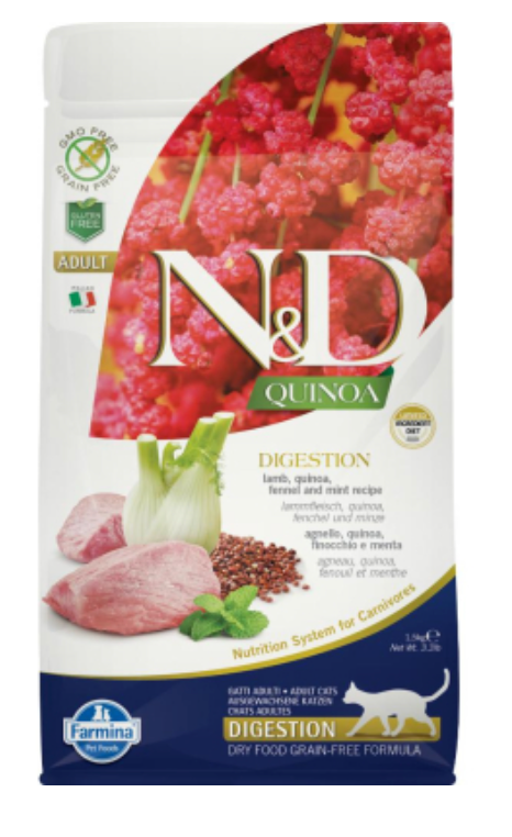 FARMINA ND Cat Quinoa Digestion LAMB 1.5kg