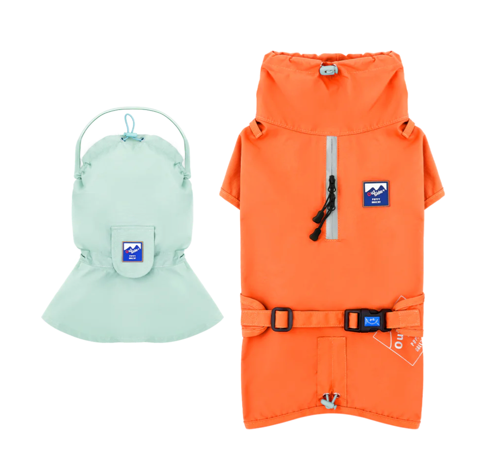 PUPPY GALLERY All Weather Water Shield Poncho