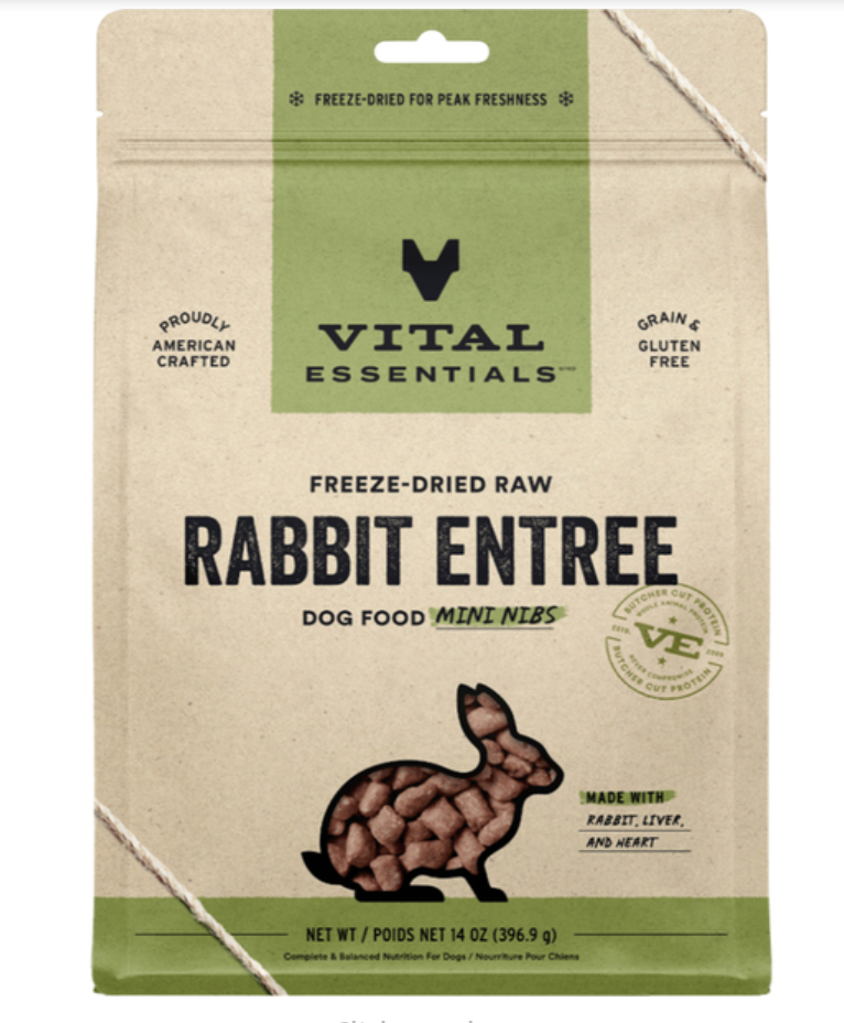 Vital Essentials FD Raw Rabbit Entree Mini Nibs