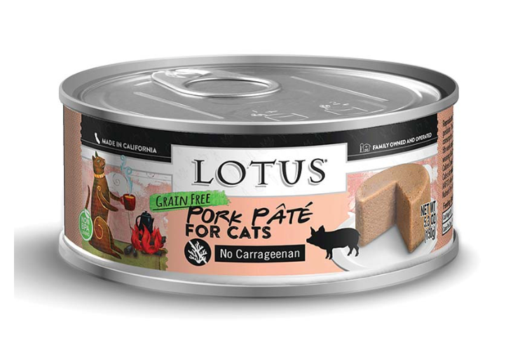 Lotus - Cat - Grain Free - Pate - Pork - 5.3oz