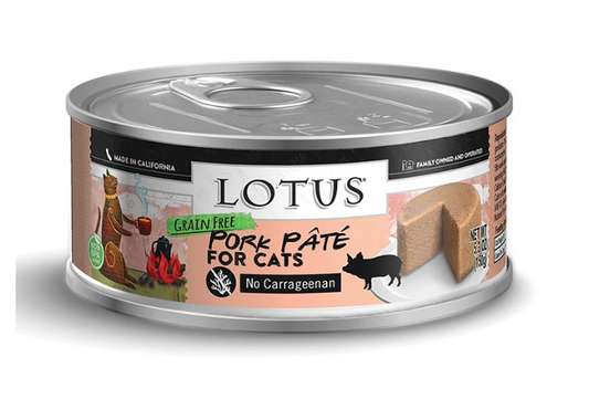 Lotus - Cat - Grain Free - Pate - Pork - 5.3oz